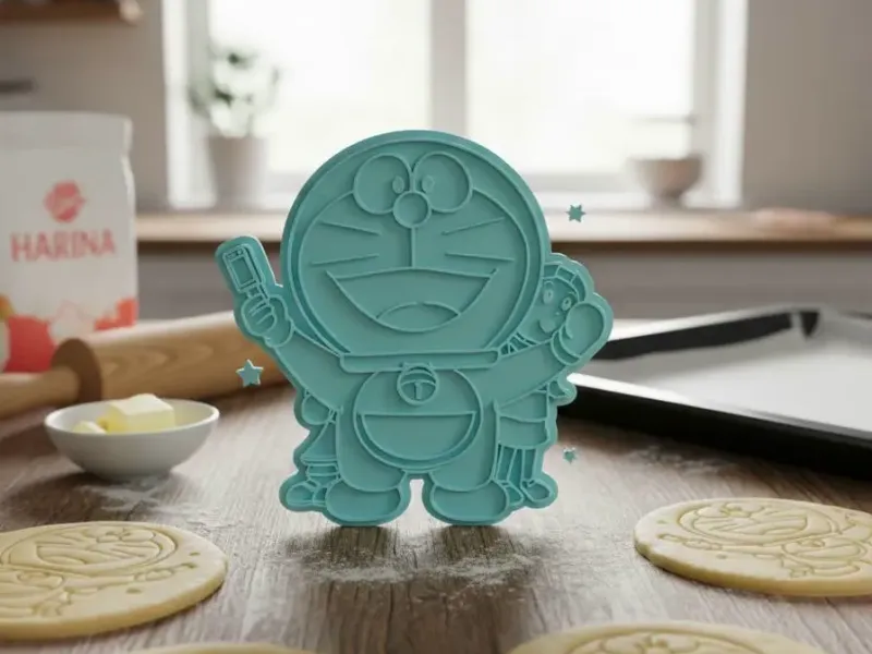 doraemon with friends cookie cutter