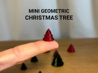 Mini Geometric Christmas Tree