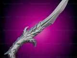 Elderflame Dagger Cosplay Valorant - STL File-0