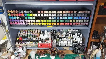 Raft modular de vopsea pentru Army Painter / Vallejo / Reaper