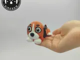 Flexi Tiny Beagle, Keycahin version and 3mf files included-6