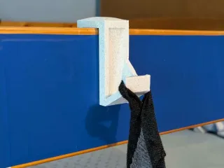 Bed mount Clothes Hanger, print in place, easy to install