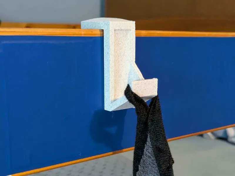Bed mount Clothes Hanger, print in place, easy to install