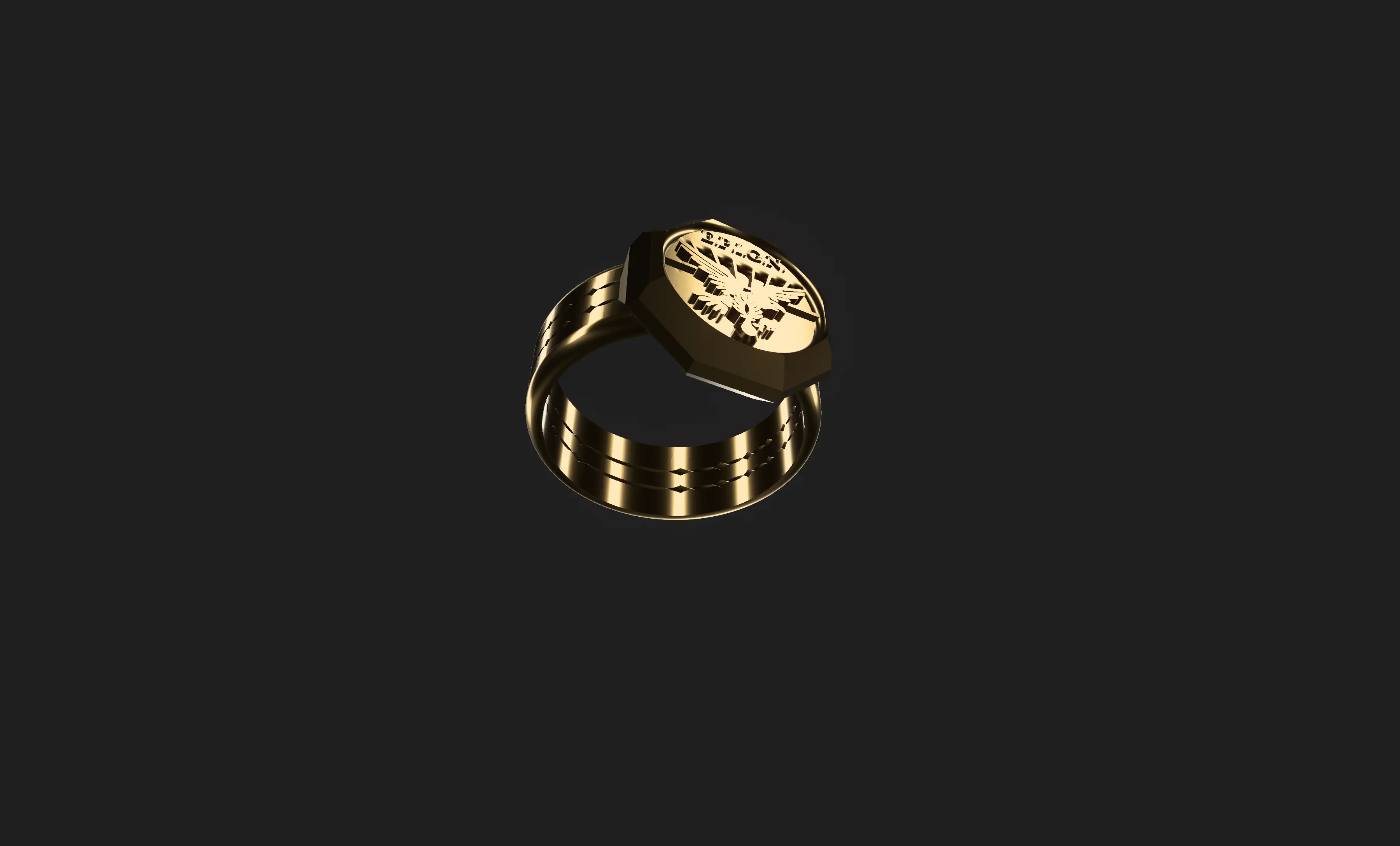 FRENCH ARMY EPIGN RING