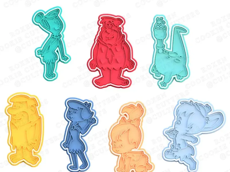 The Flintstones cookie cutter set of 7