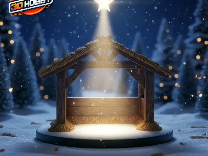 Casita para pesebre