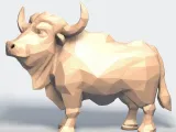 Yak Low Poly-1