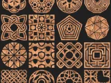 Geometric Coasters & Trivets SVG STL CNC Laser Cut Pack - 3D-2