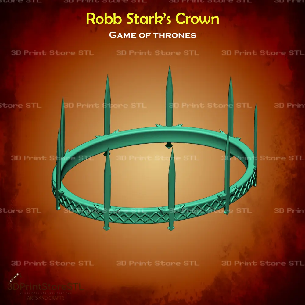 Robb Stark Corona Cosplay Juego de Tronos - STL File
