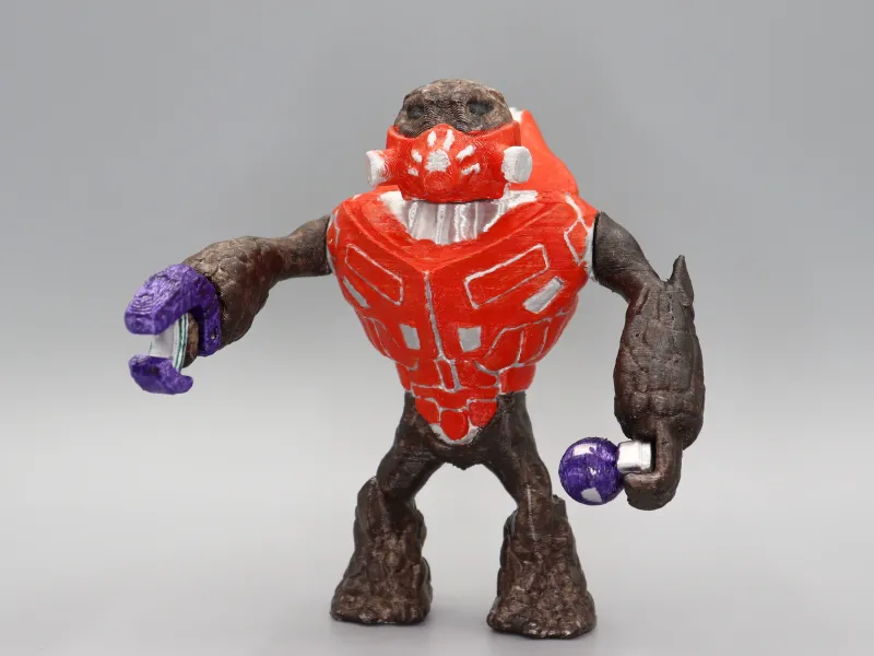 Grunt entièrement articulé