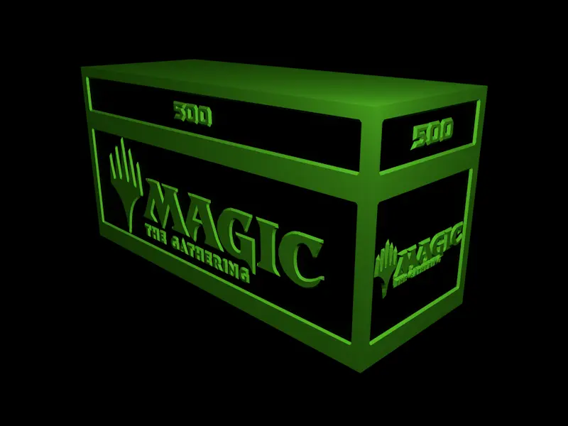 Board Games & Card Games STL Download - Card Box V2 - Magic - 500 Cards ...