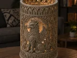 Gothic Griffin Table Lamp-1
