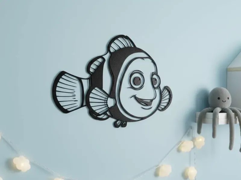 Finding Nemo – Clownfish Smiles Silhouette