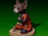 Sphynx Zen Karikatür-4