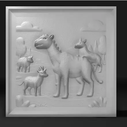 playful prehistoric animals cartoon 6
