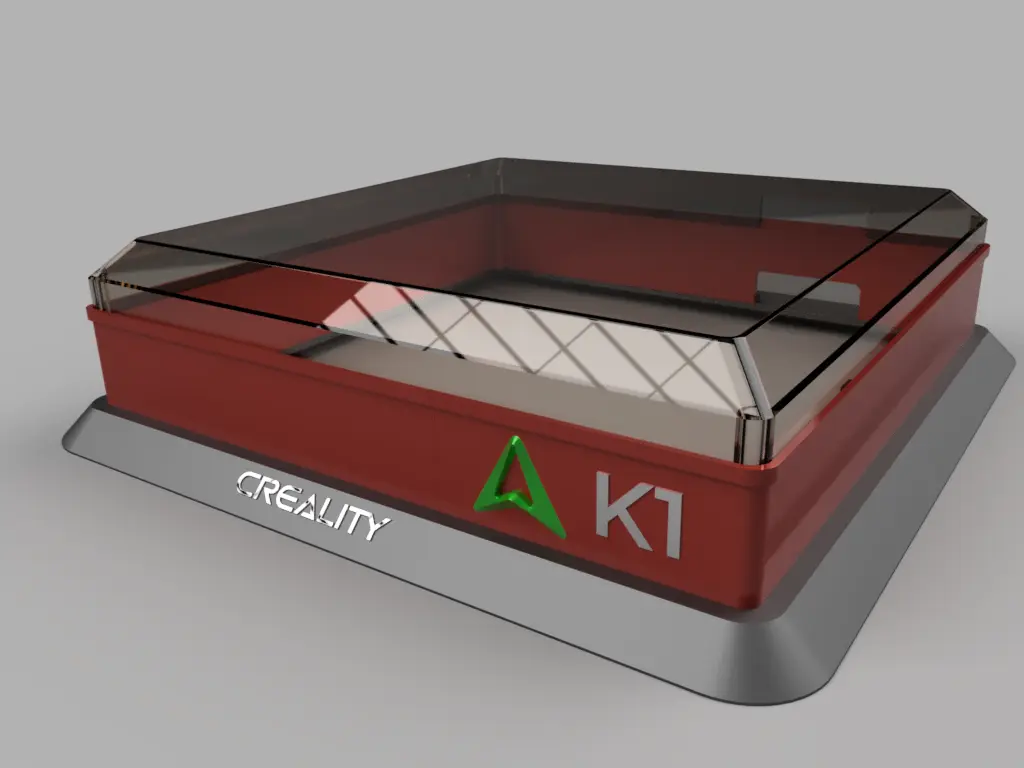 Creality K1 lid riser, many configurations.