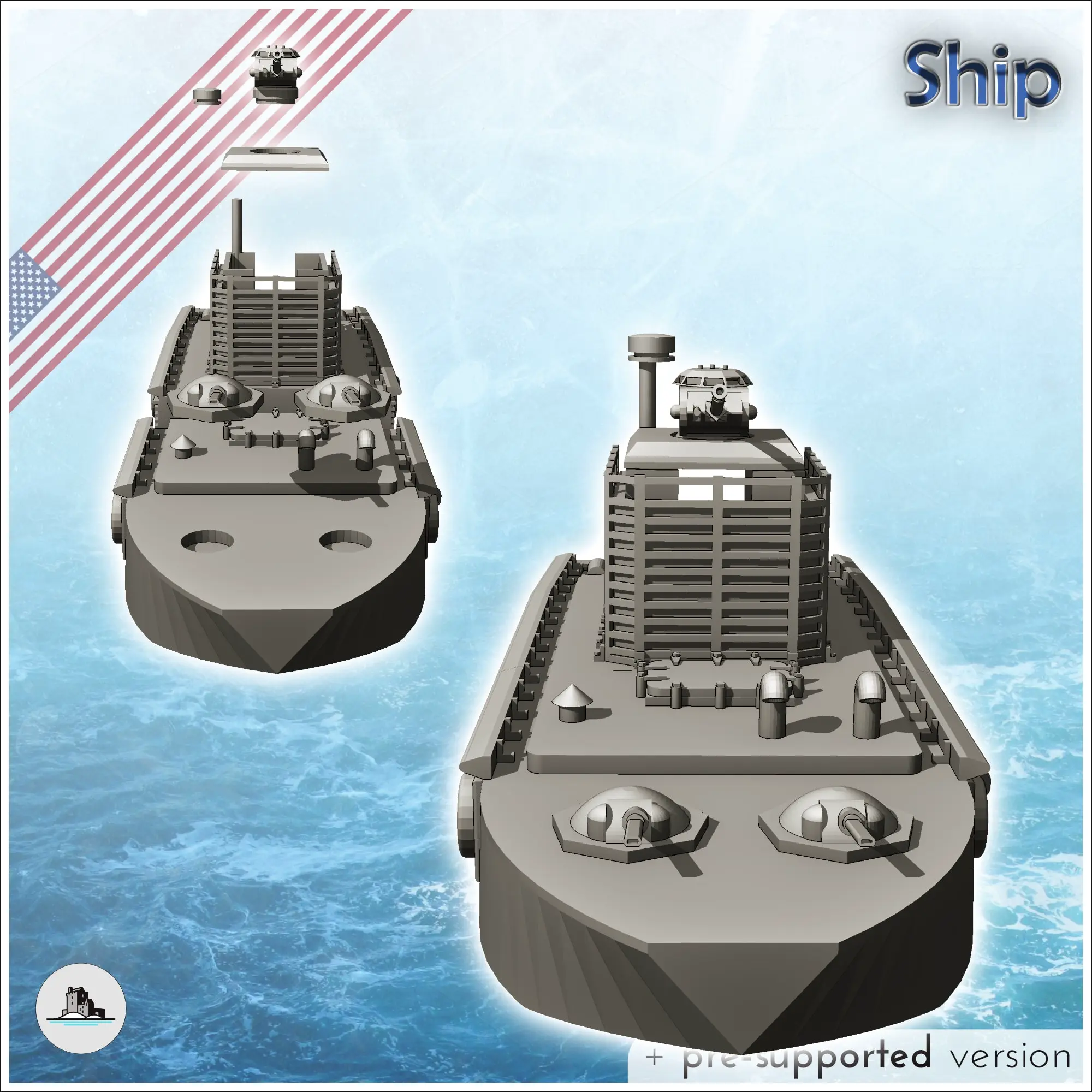LMC-6 ATC Zippo Flamethrower patrol boat - miniatures warham