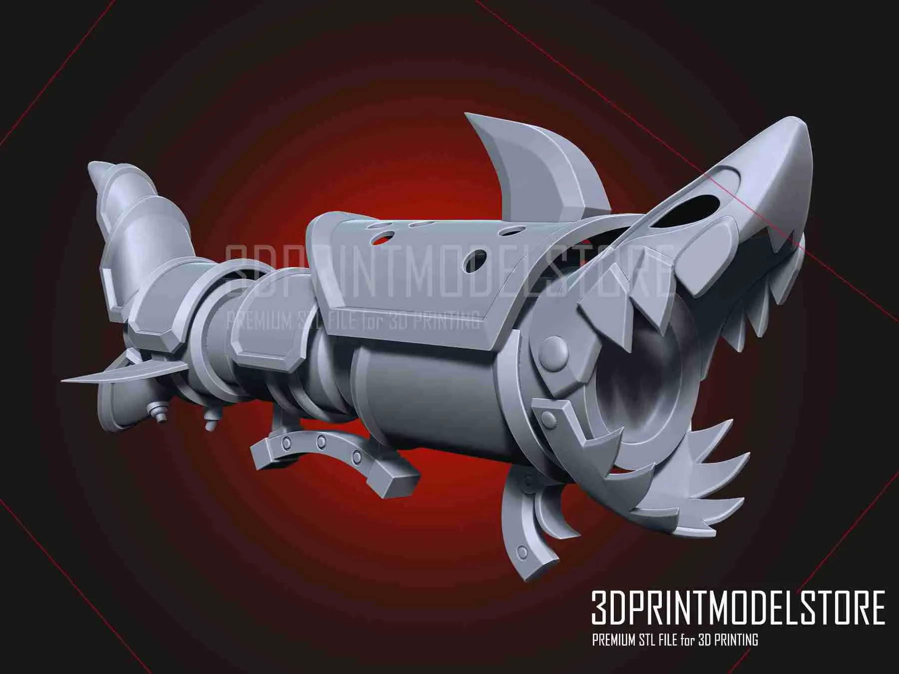 League of Legends LOL Jinx Fishbones Cosplay Silahı