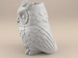Cute Owl planter 3D Print File-6