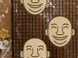 Abstract Face Cookie Cutter, Biscuit Cutter-1