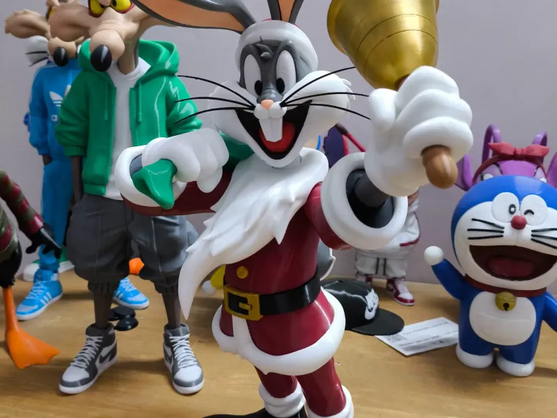 Bugs Bunny de Navidad ( MULTIPARTES Y 3MF )