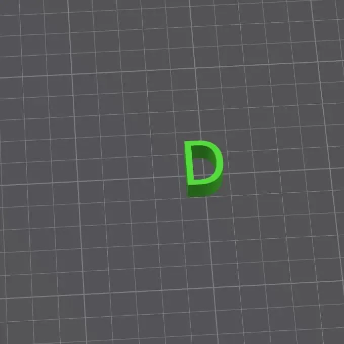 Letter D