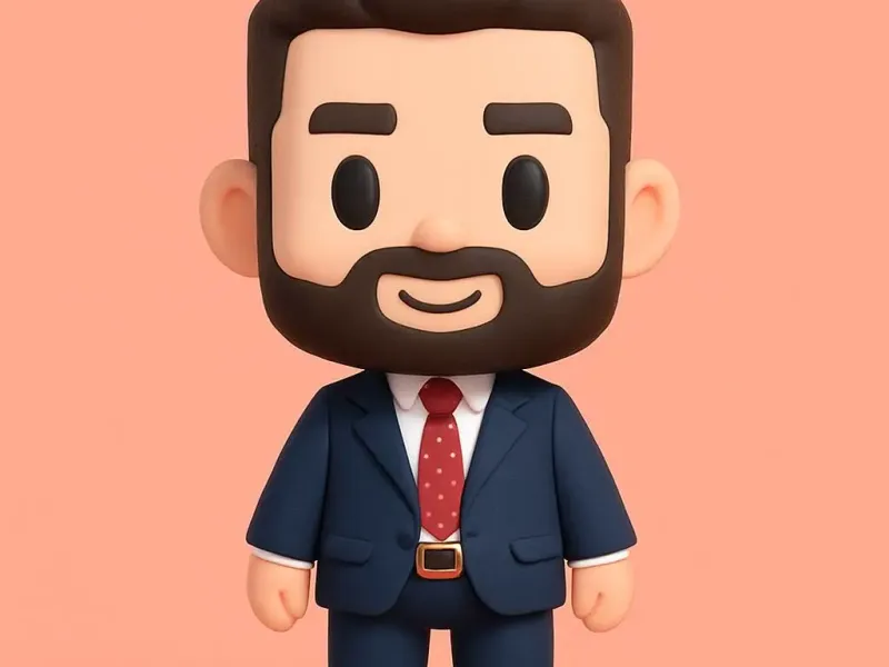 Mini Businessman Figurine
