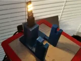 Single Lithophane Stand - USB Thumb LED Array version by jay-4