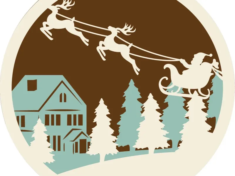 Christmas Snow Globe Reindeer