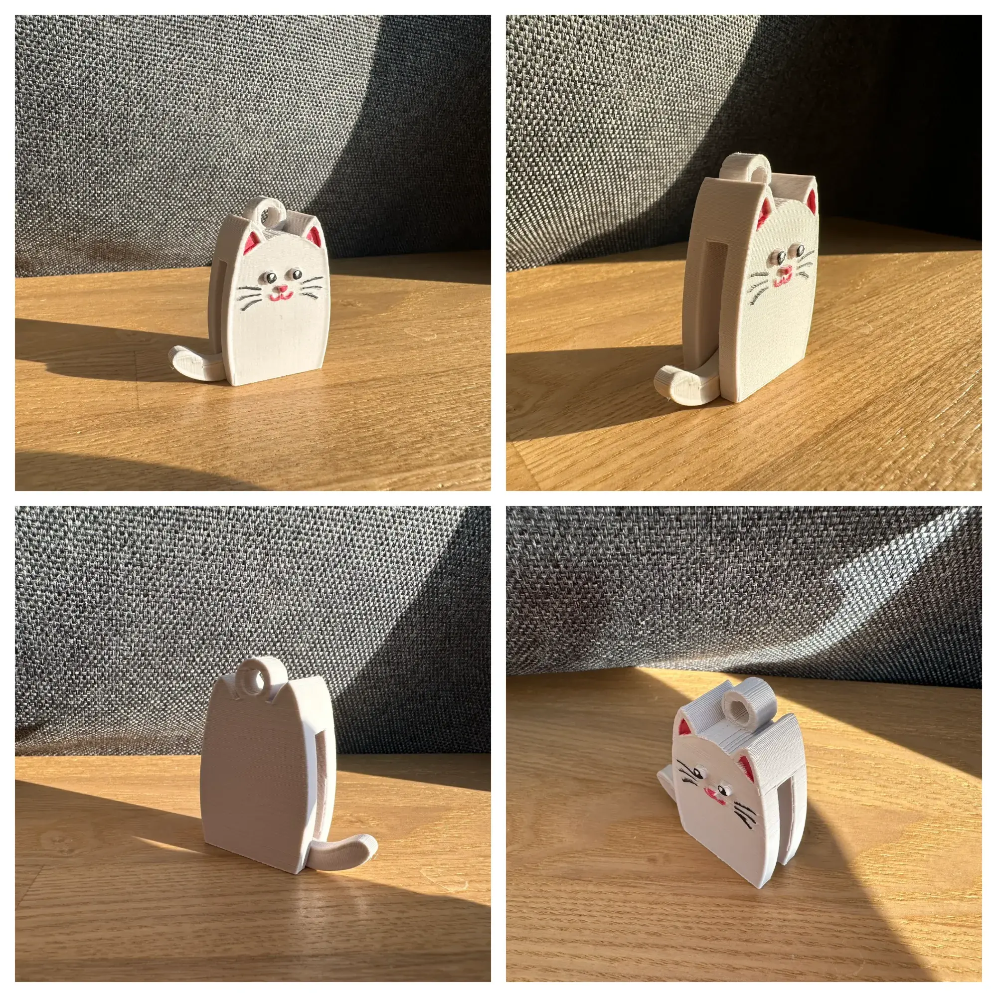 Сat with dangling tail