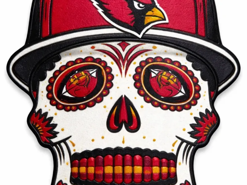Arizona Cardinals Sugar Skull