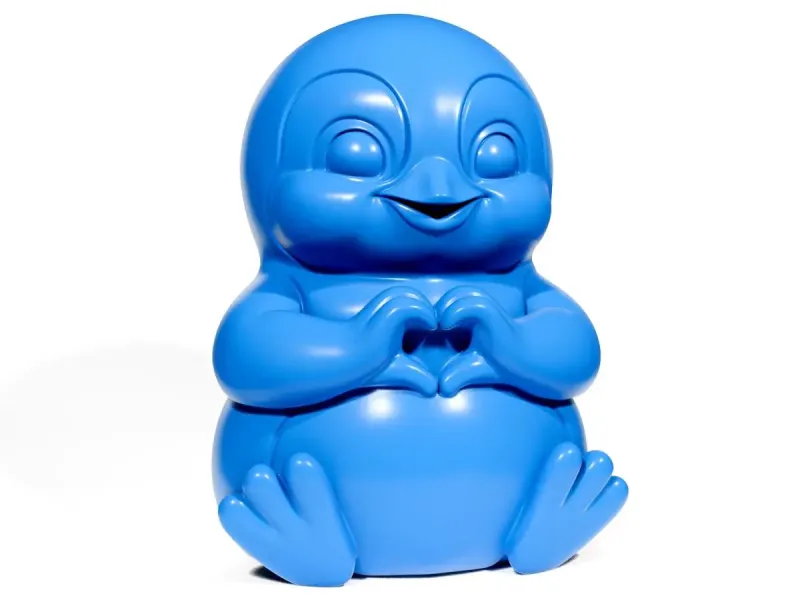 充满爱意的企鹅