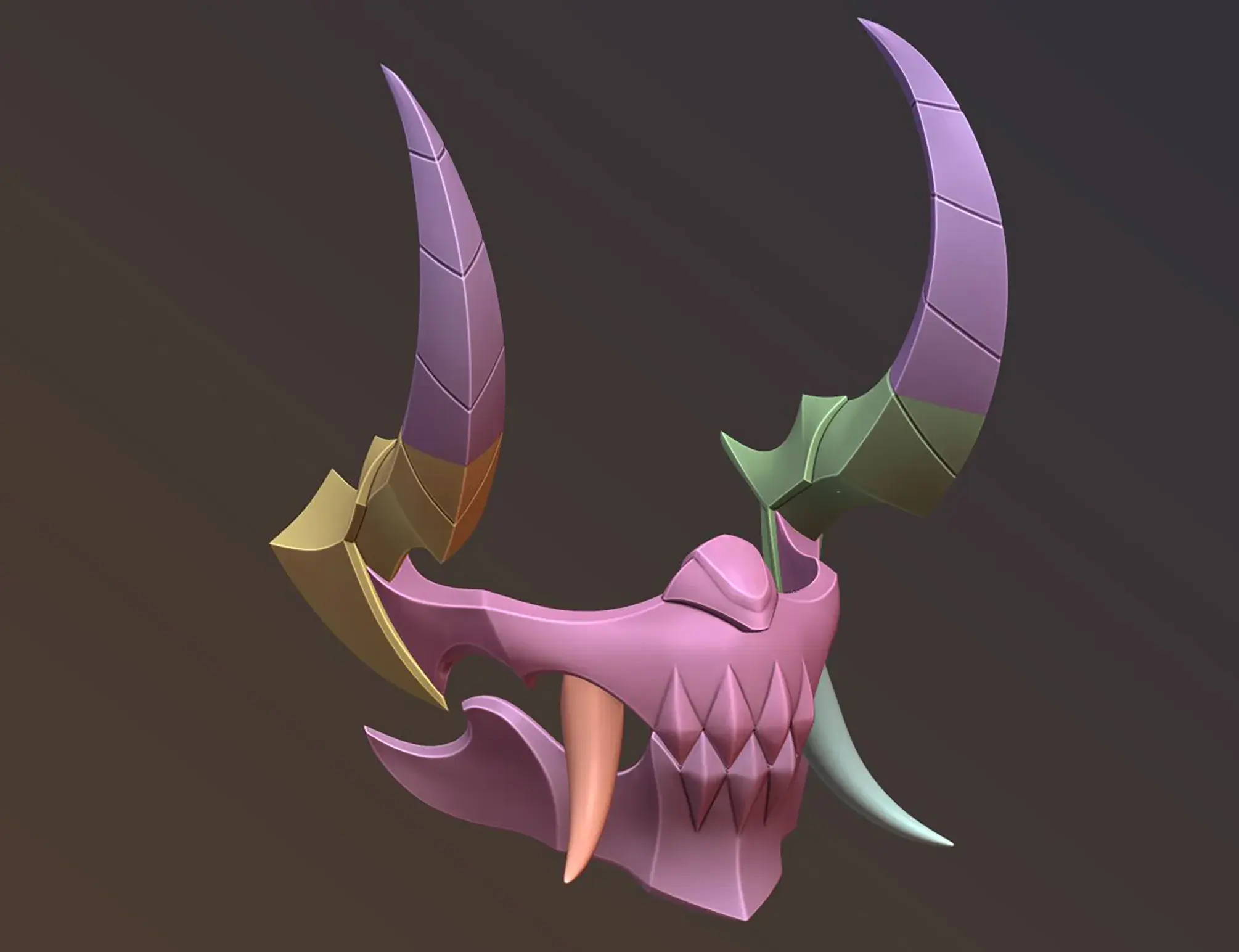 Pyke Blood moon mask League of Legends cosplay LOL