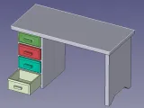 Computer Schreibtisch 1:24-1