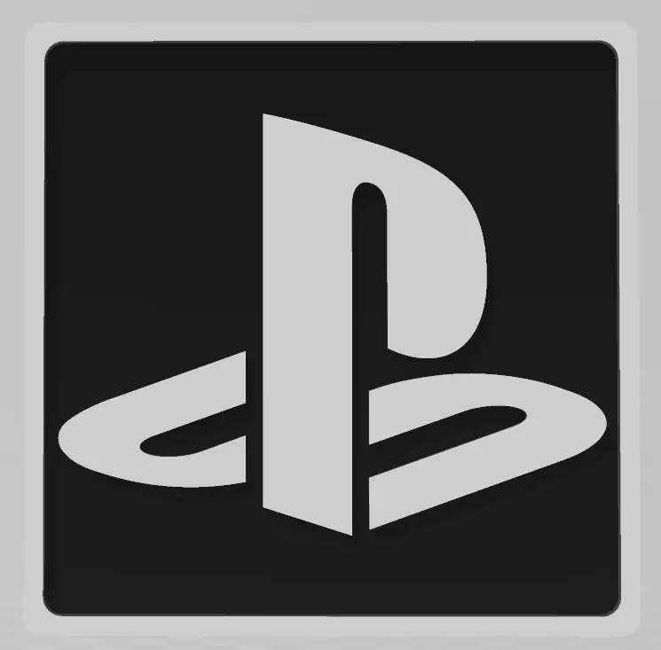PlayStation Logo Bardak Altlığı