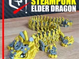 Steampunk Dragon Elder — The Seamless Clockwork Legend-2
