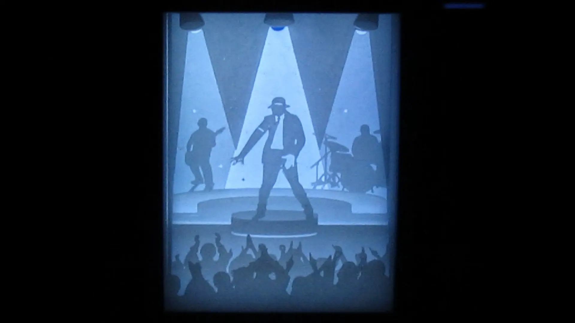 michael jackson caja de luz (caja de sombra)
