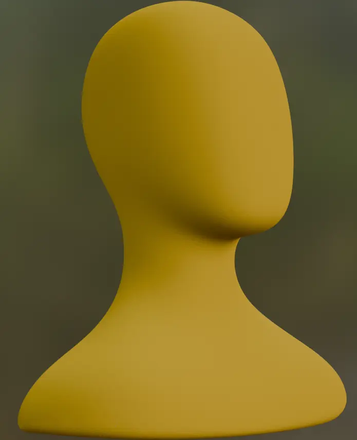 Gabarit de sculpture de la tête ou du visage