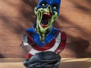 Captain America (Zombie style)