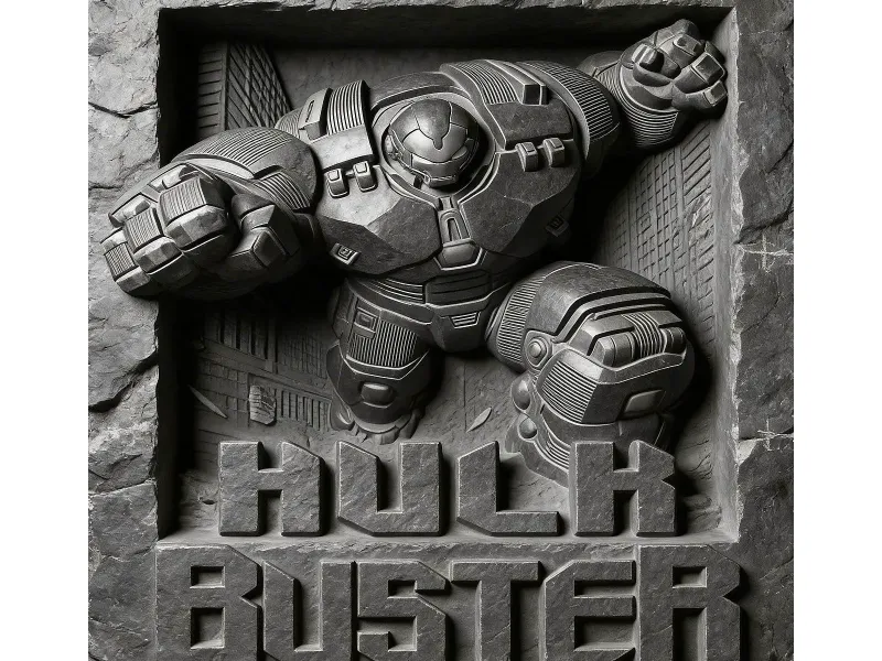 HulkBuster in rock