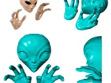 ALIEN WALL MOUNTED | ALIEN PLAQUE | UFO | NO SUPPORTS-3