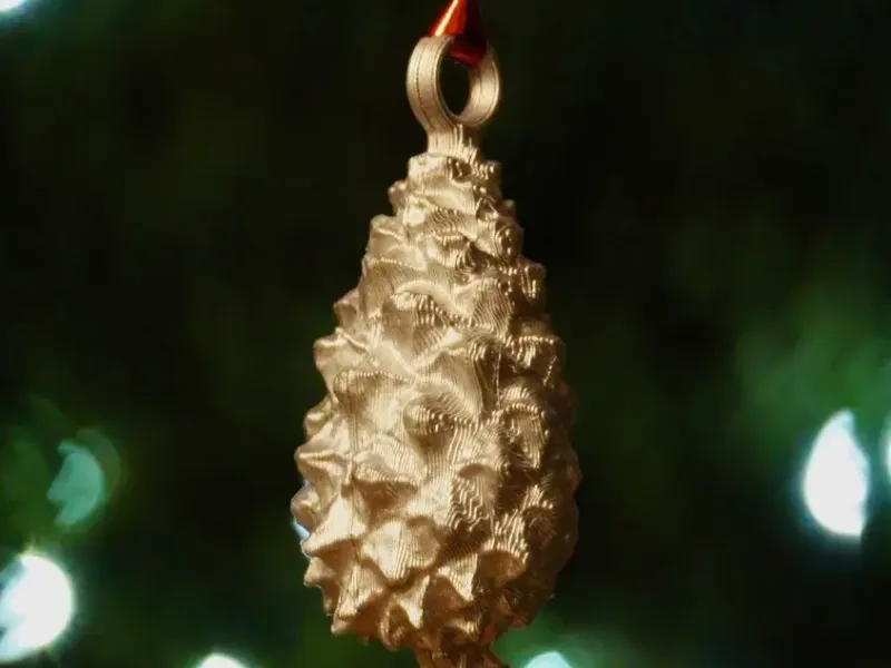 Рождественское украшение Pine Cone 3