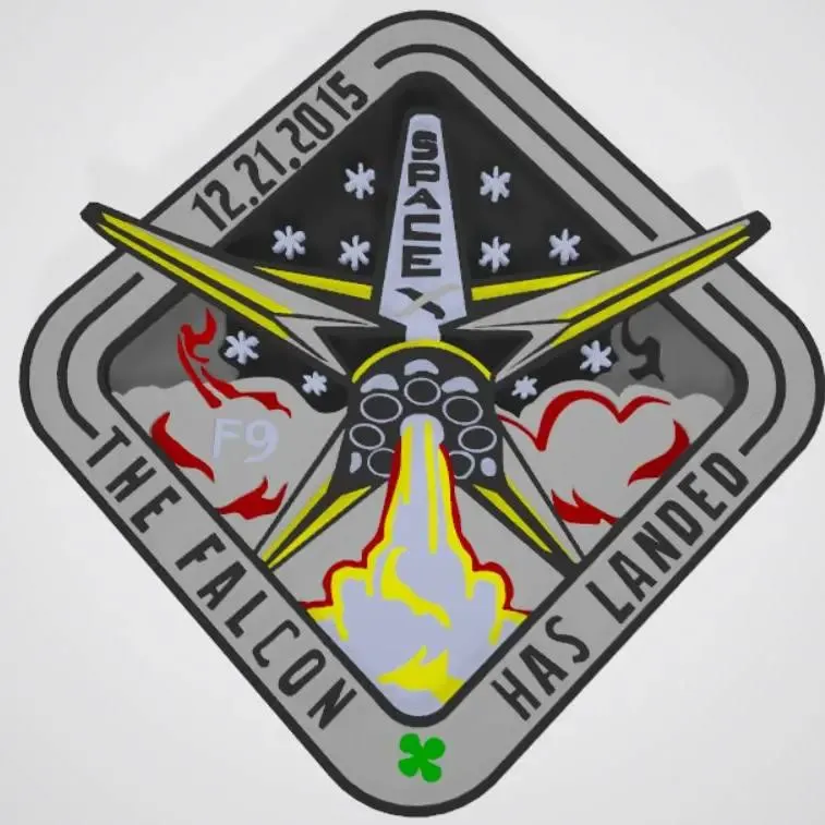 Toppa della missione Falcon Landing