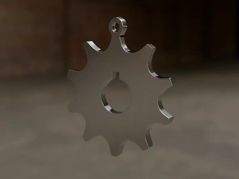 SPROCKET 10T KEYCHAIN