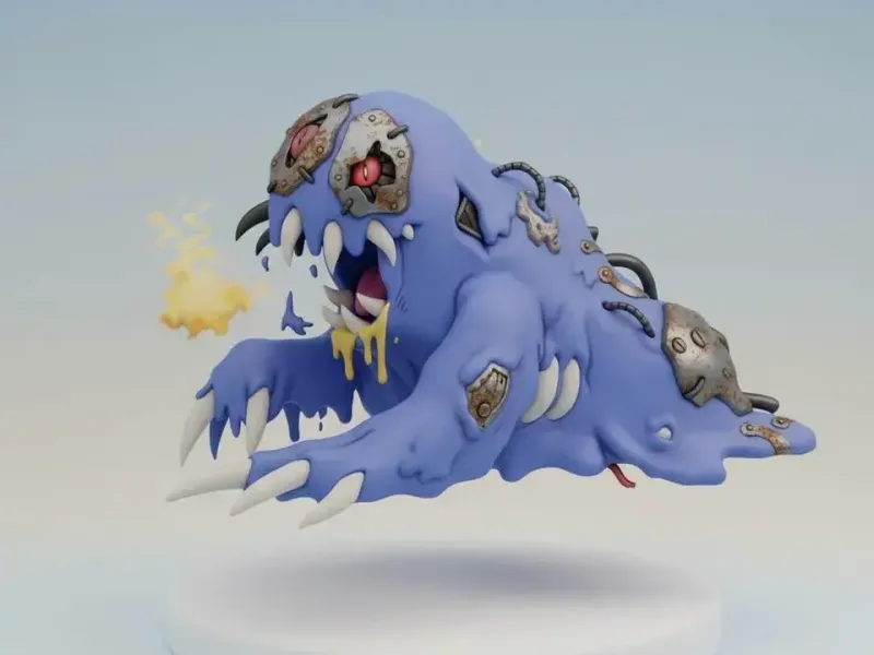 Raremon Digimon Creature Model