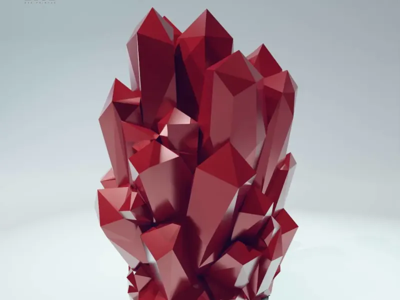 Ruby Crystalline formation