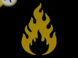Simple Flame Symbol - 2D Art-0