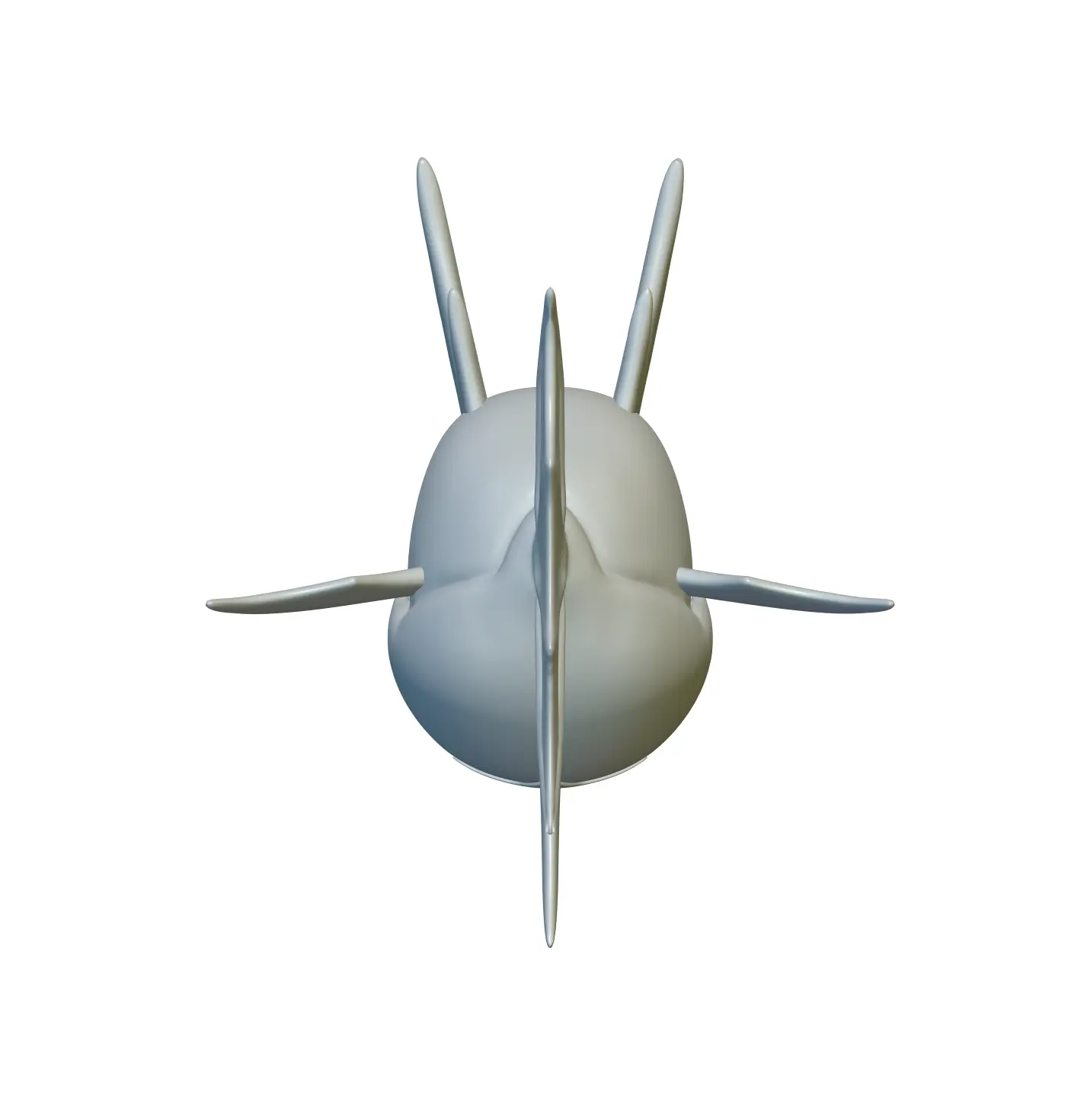 Pokemon Carvanha #318 - Ready for 3D Printing!