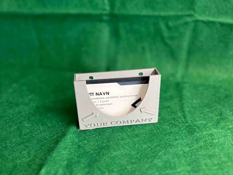 Simple Businesscard holder for walls (or desk)