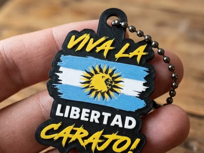 LLAVERO "VIVA LA LIBERTAD"